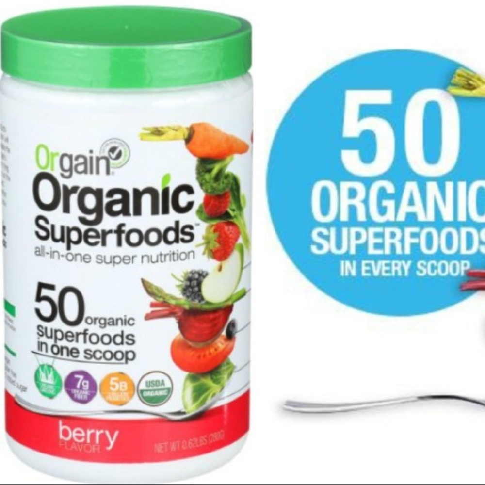 Orgain Organic Superfoods, Berry Flavor, 0.62LBS